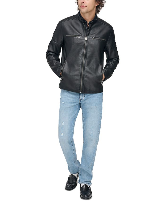 Levi's Men's Faux Leather Racer Jacket Macy's