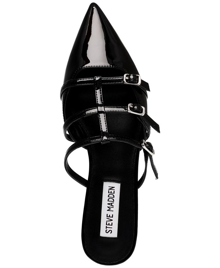 pointed toe mule flats