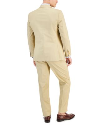 Men's Modern-Fit Seasonal Cotton Stretch Suit