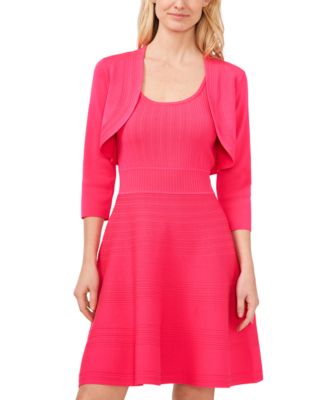 CeCe - Women's Rib Knit Open-Front Shrug Sweater