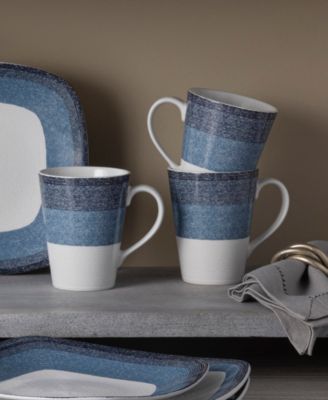 Colorscapes Layers 4 Piece Mug Set, 12 oz