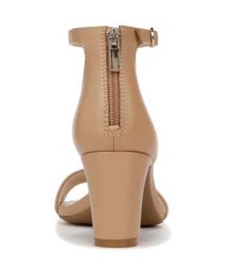 Women's Florence Two Piece Block Heel Ankle Strap Sandals