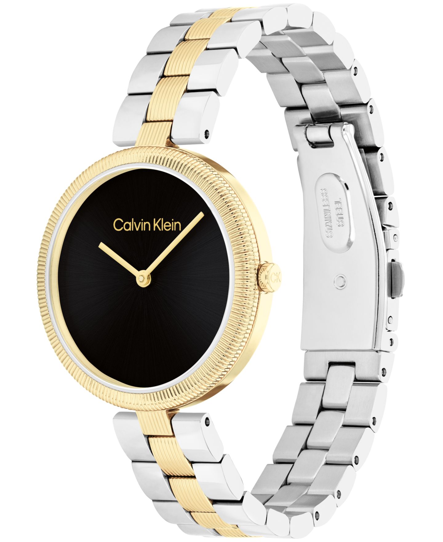 Женские часы Calvin Klein Gleam Two-Tone Stainless Steel Bracelet Watch 32mm — фото 2