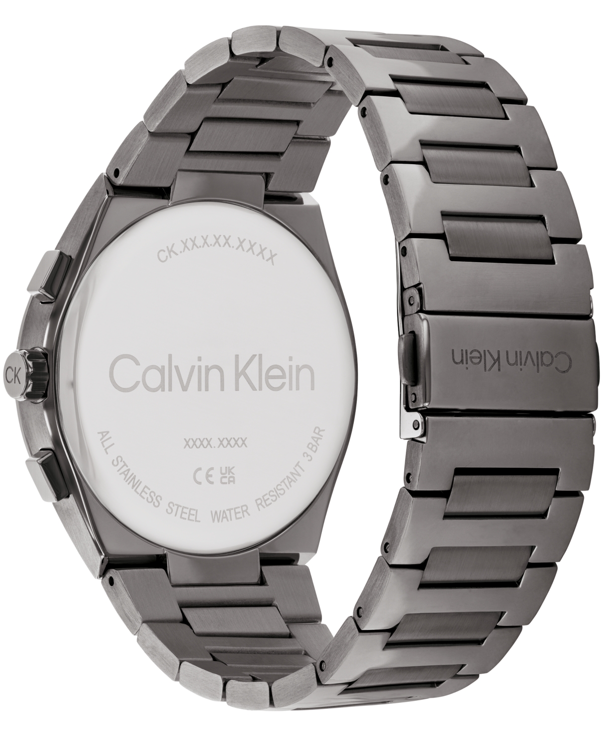 Shop Calvin Klein Men's Distinguish Gray Stainless Steel Bracelet Watch 44mm