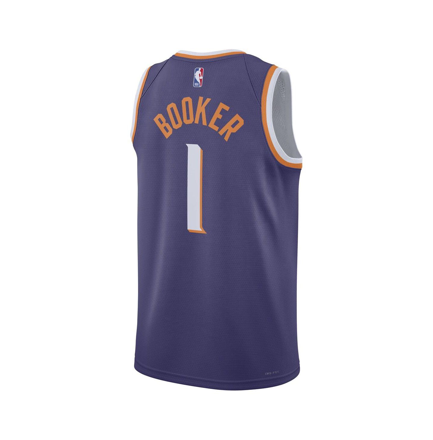 Топ Nike Devin Booker Purple Phoenix Suns Swingman Jersey - Icon Edition — фото 3