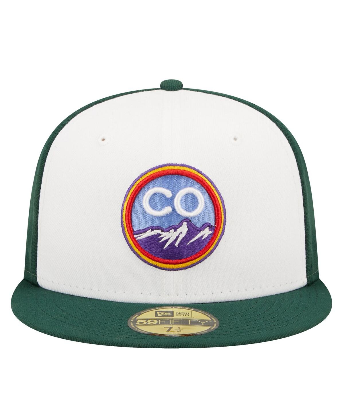 Shop New Era Men's  White Colorado Rockies 2022 City Connect 59fifty Fitted Hat