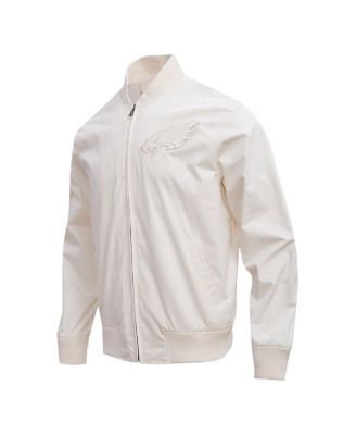 Men's Cream Philadelphia Eagles Neutral Full-Zip Jacket