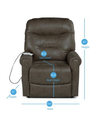 Ottawa 34" Power Lift Chair, Heat, Massage