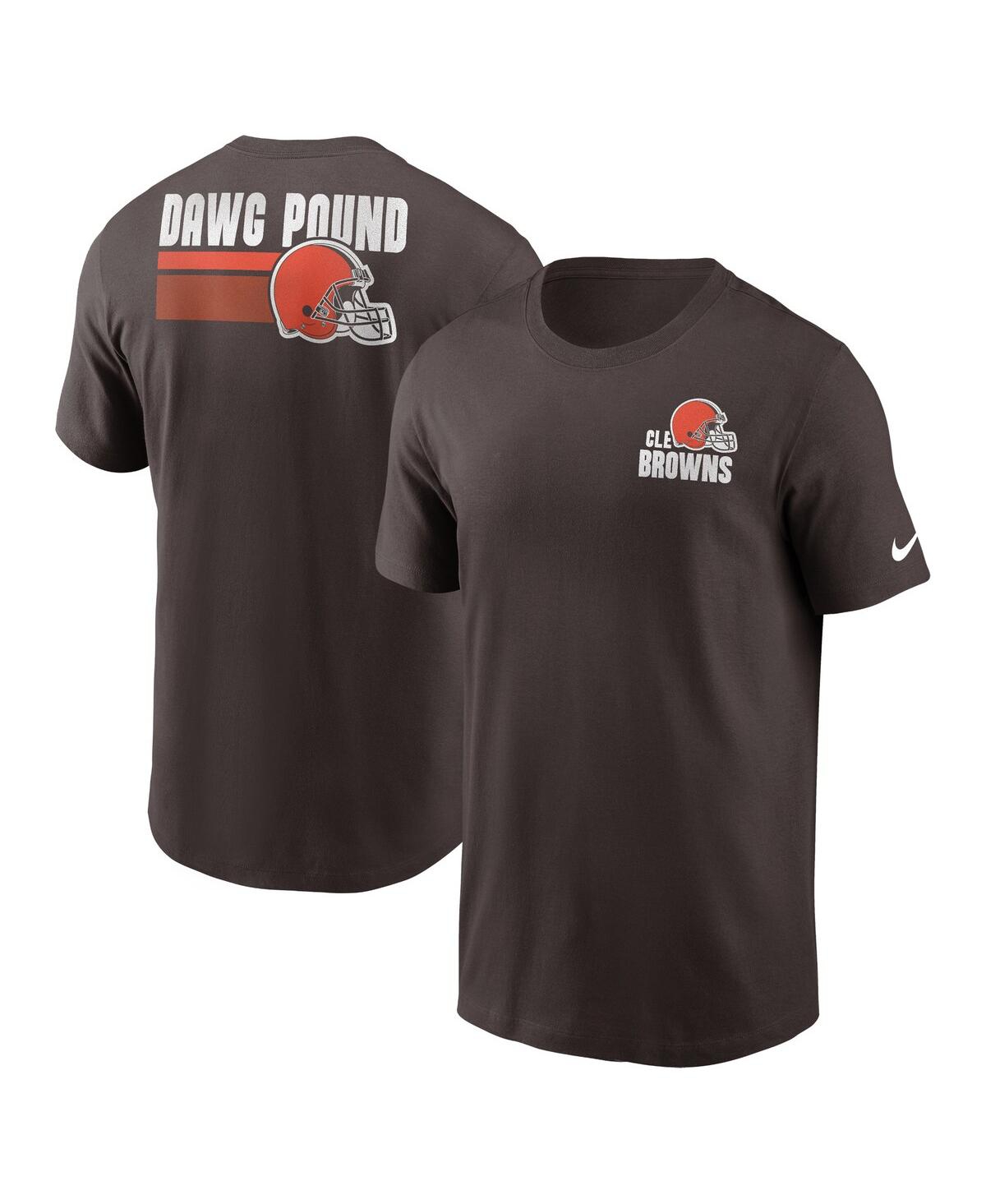 Shop Nike Men's  Brown Cleveland Browns Blitz Essential T-shirt