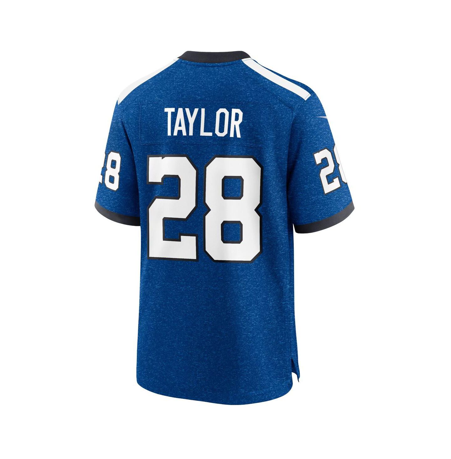 Мужской топ Nike Jonathan Taylor Royal Indianapolis Colts Indiana Nights Alternate Game Jersey — фото 2