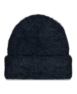 Women's Black Minnesota Vikings Fuzzy Cuffed Knit Hat