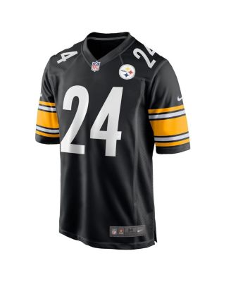 Men's Joey Porter Jr. Black Pittsburgh Steelers 2023 NFL Draft Pick Game Jersey