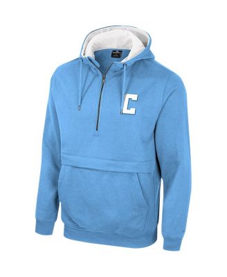 Men's Light Blue Columbia University Team Half-Zip Pullover Hoodie
