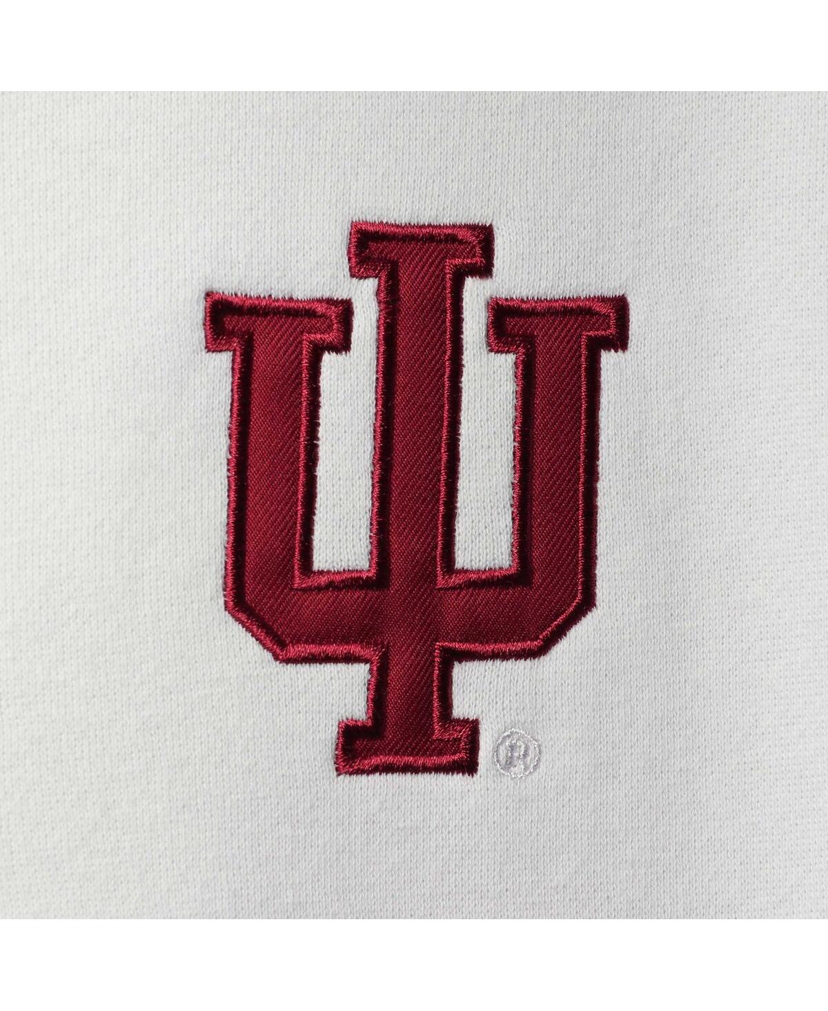 Colosseum Men's  Indiana Hoosiers Tortugas Logo Quarter-zip Jacket In Black