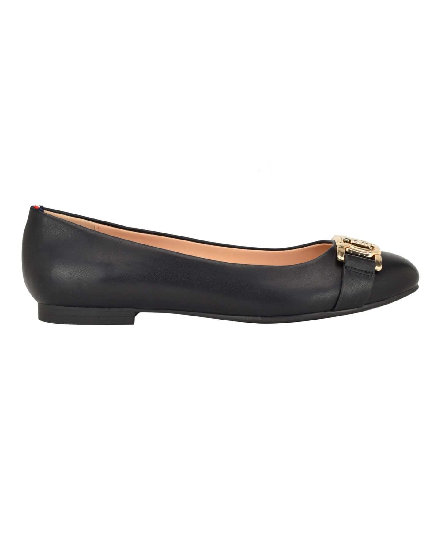 Женские балетки Tommy Hilfiger Gallyne Ornamented Classic Ballet Flats, цвет: Чёрный — фото 2