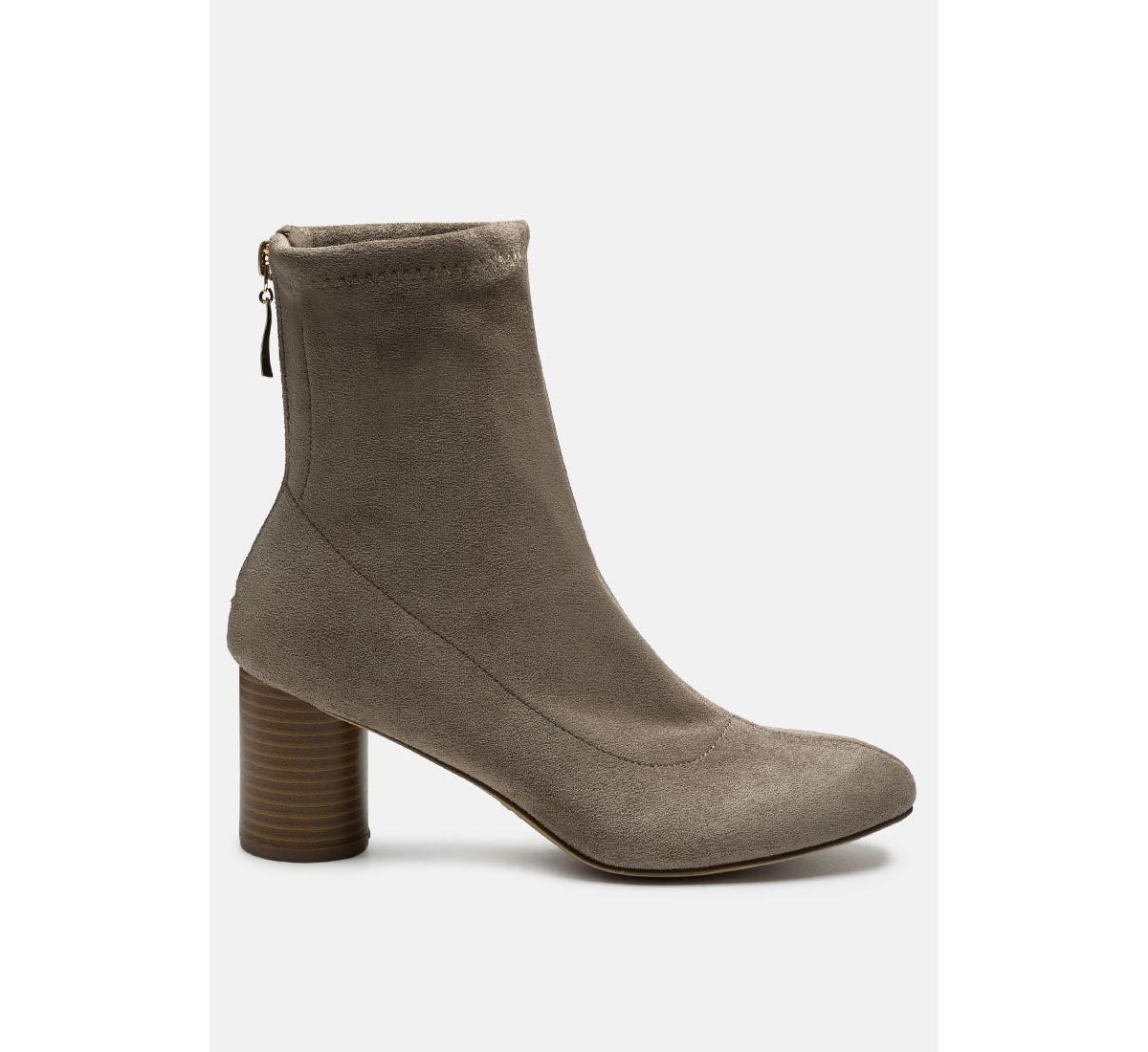 emerson micro suede ankle boots - Taupe