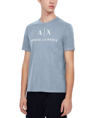 A|X Armani Exchange - Men's Short-Sleeve Crewneck Corporate Logo T-Shirt