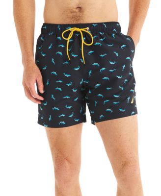 Nautica - Men's Shark Week Printed 6" Swim Trunks