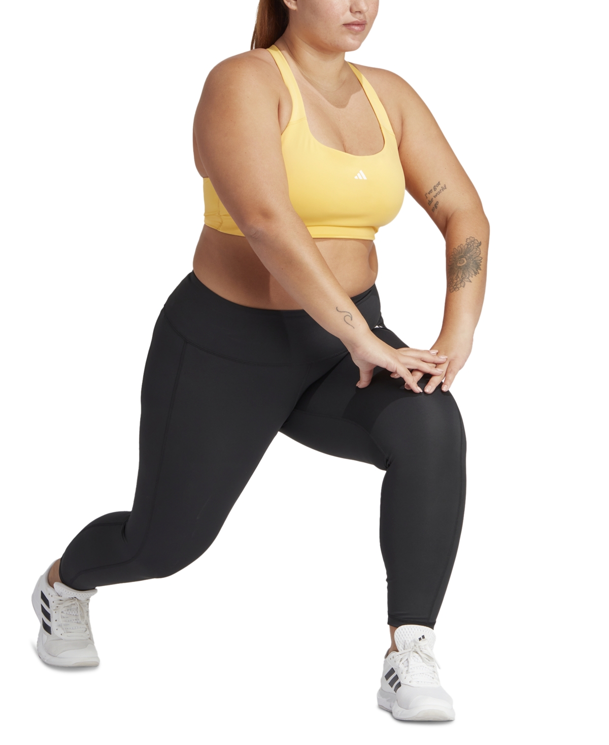 adidas Plus Size High-Rise Full-Length Leggings