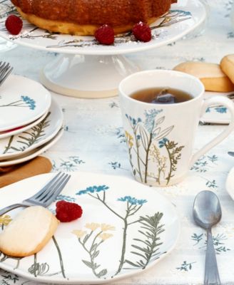 Wildflowers Accent Plates, Set of 4
