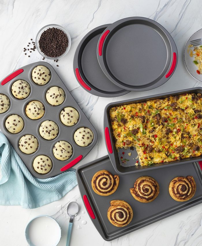 Good Cook Mega grip 5 Piece Nonstick Steel Bakeware Set with Cookie