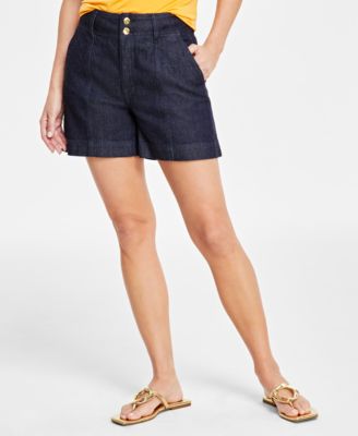 I.N.C. International Concepts Women's High-Rise Denim Shorts, Created for Macy's 