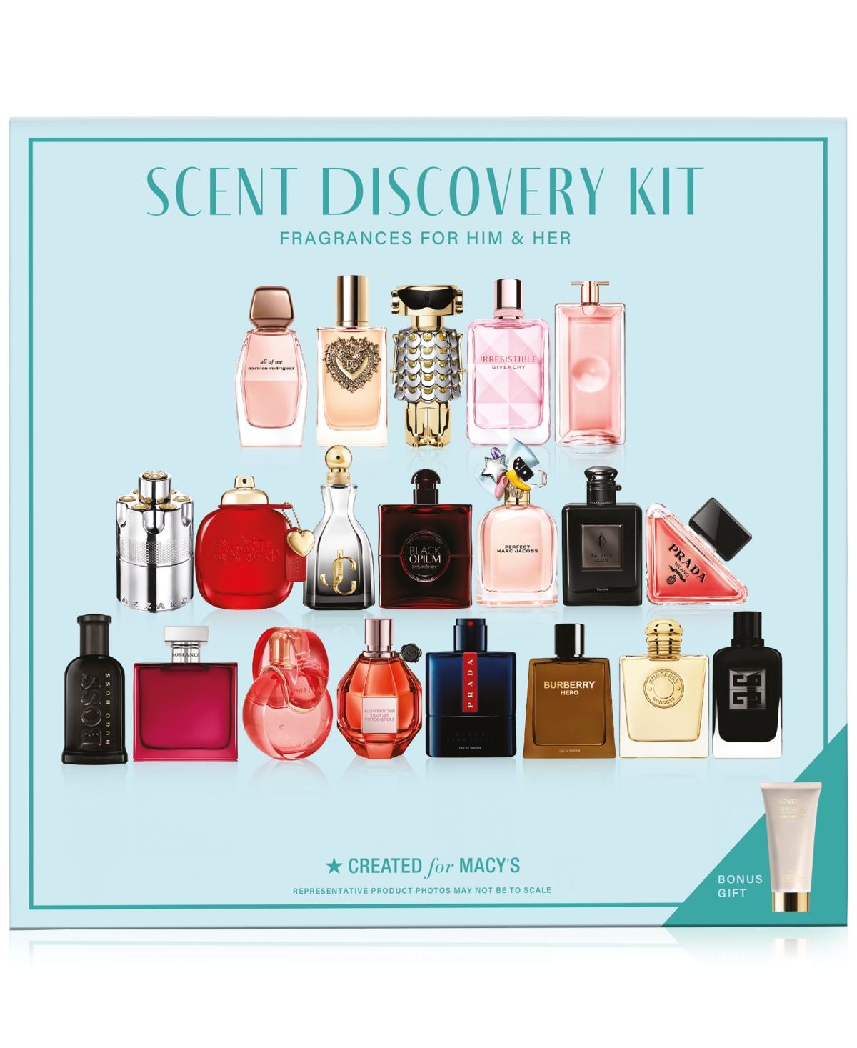 Shop Created For Macy's 21-pc. Fragrance Sampler Set For Him & Her,  In No Color