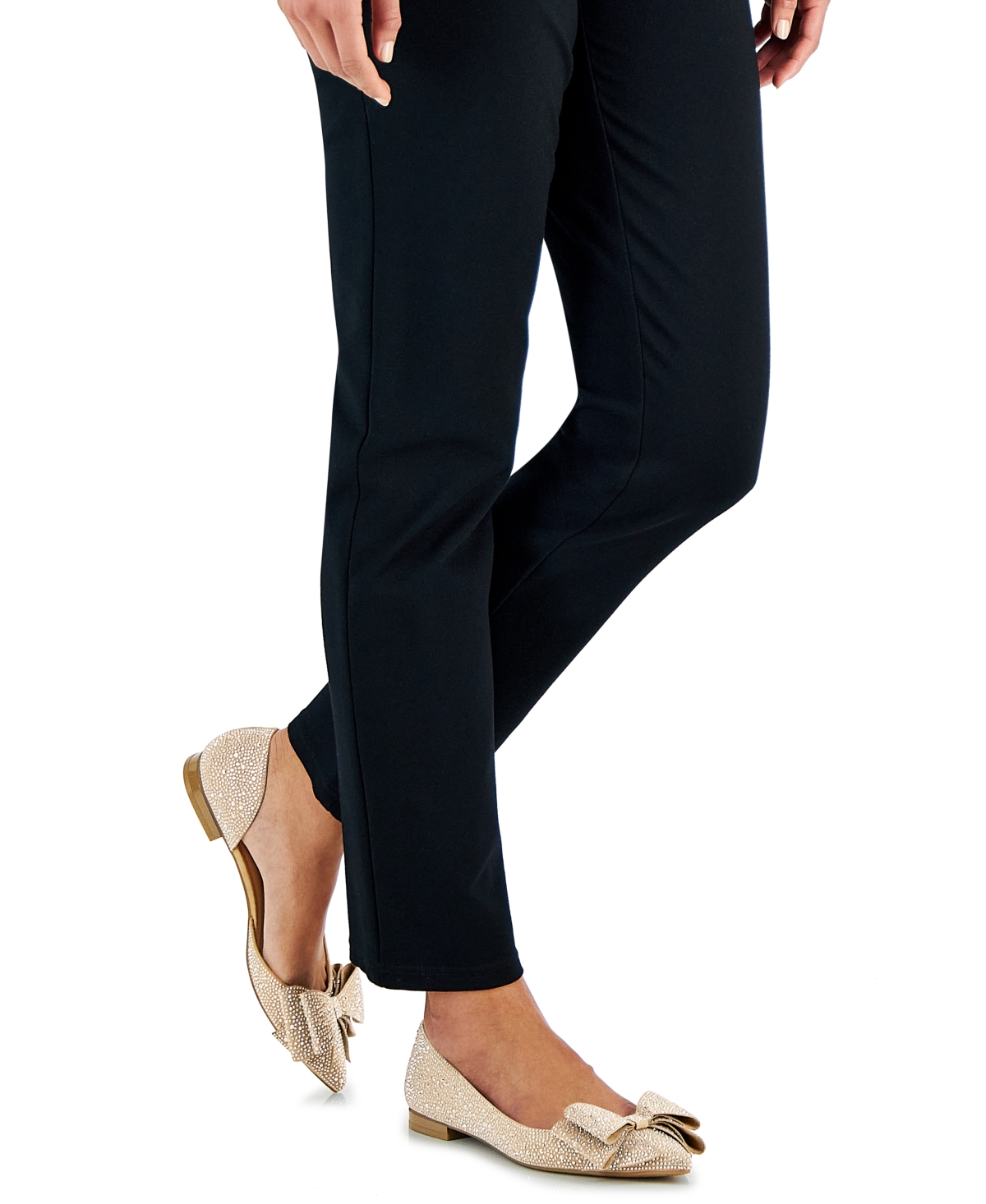 I.n.c. International Concepts Women's Affera Slip-On Bow Flats, Created for Macy's