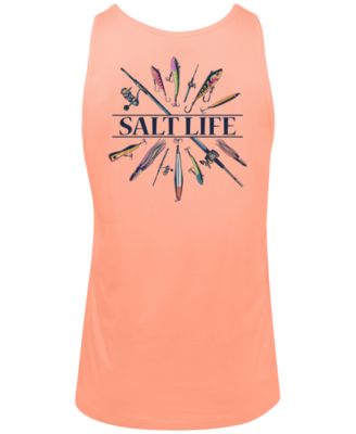 Salt Life - Men's Lure Me In Graphic Sleeveless Tank