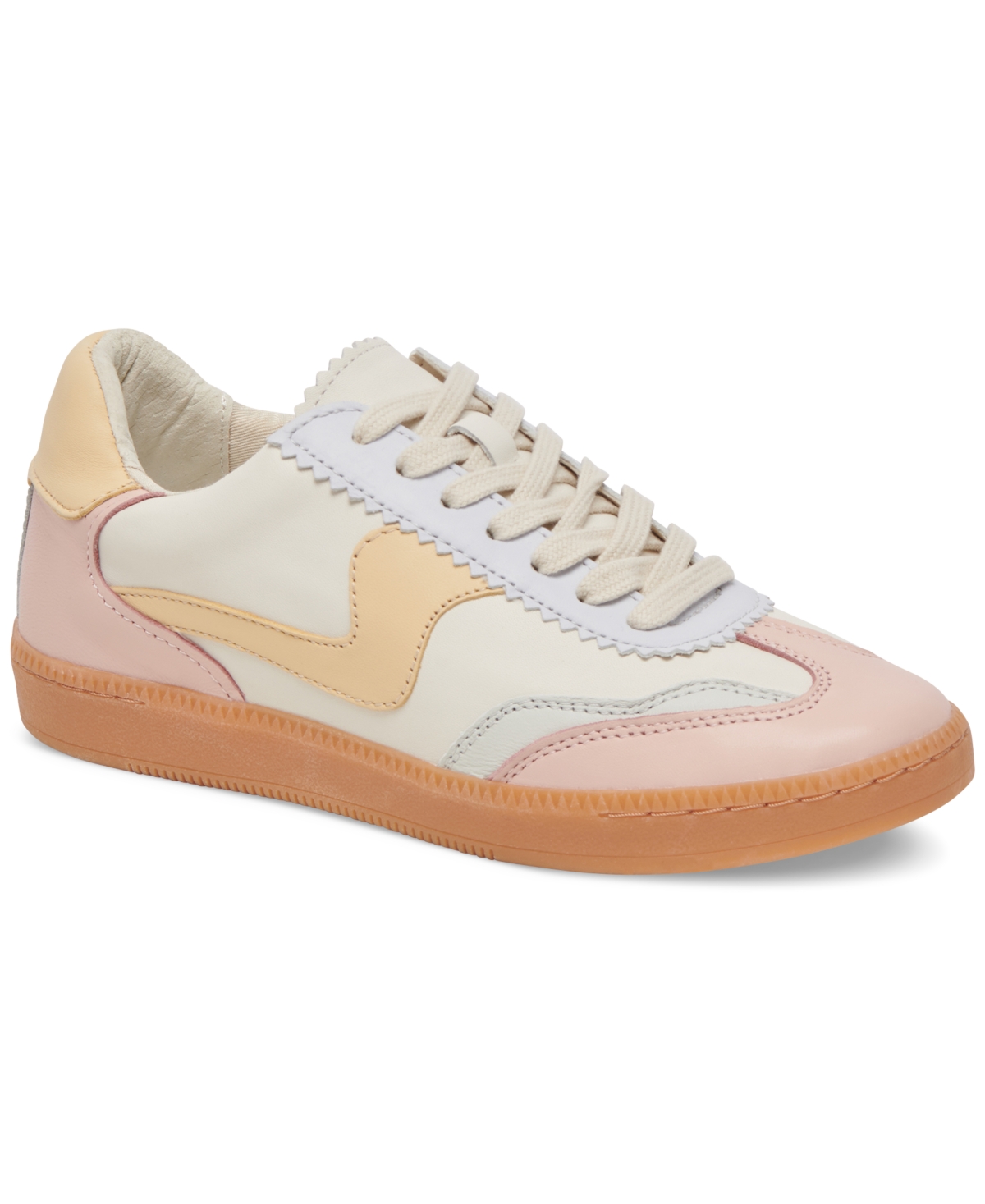 Shop Dolce Vita Women's Notice Low-profile Lace-up Sneakers In Pastel Multi