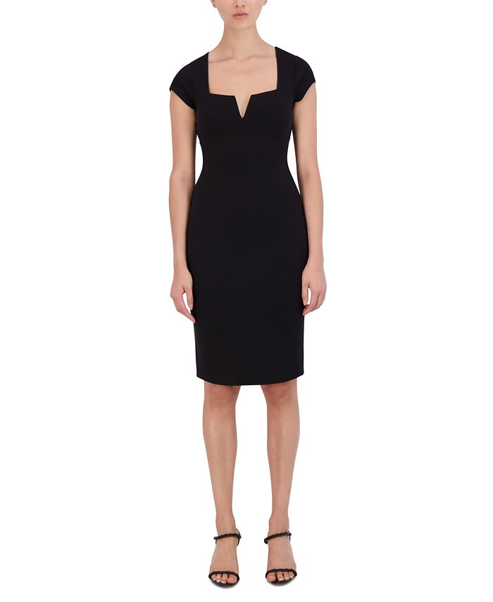 Bcbg black dress macys discount