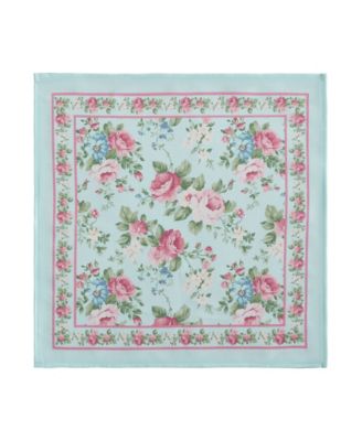Vintage-Like Floral Garden Napkins, Set of 4
