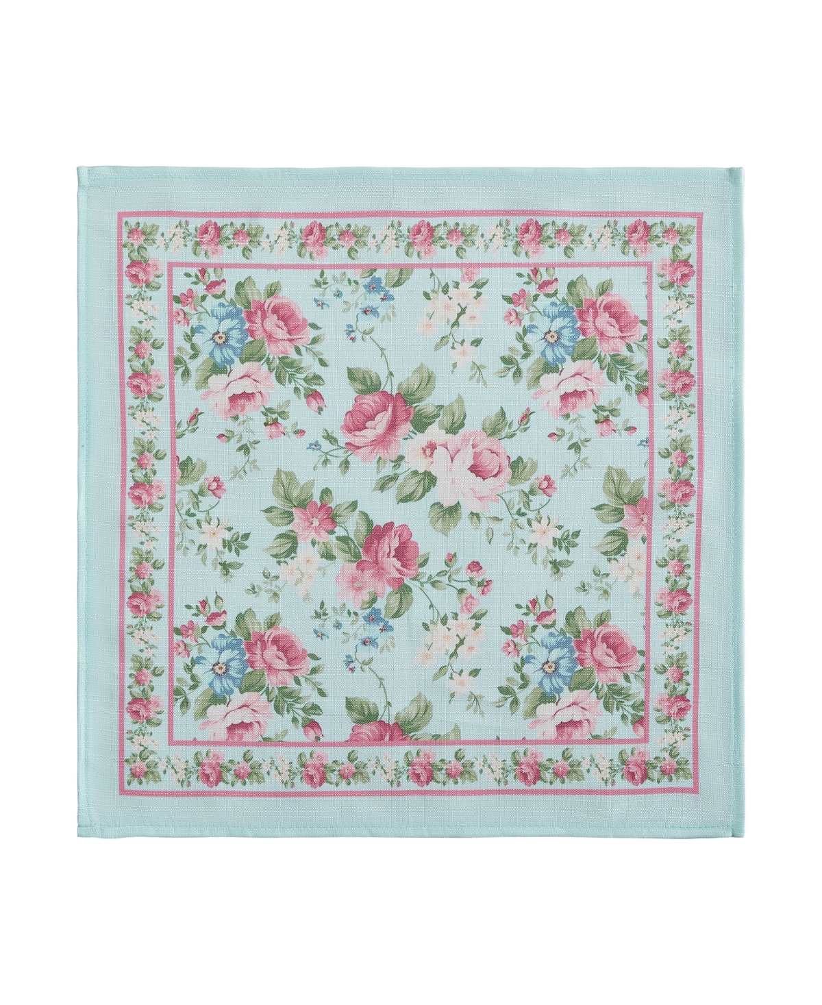 Vintage-Like Floral Garden Napkins, Set of 4