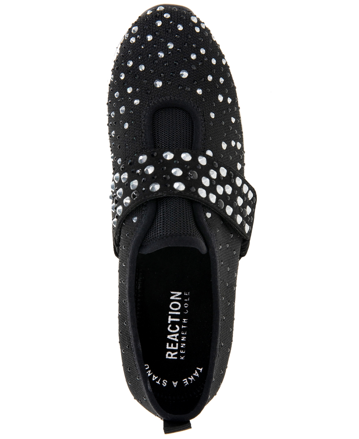 Kenneth Cole Reaction Women's Cameron Jeweled Adjustable Closure Sneakers