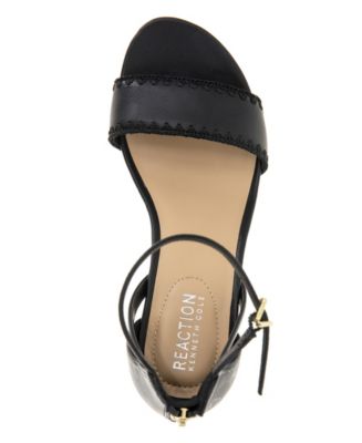 Kenneth Cole Reaction Women's Ottimo Scrunch, Sandali con Zeppa Donna, Abbronzatura Classica, 37 EU