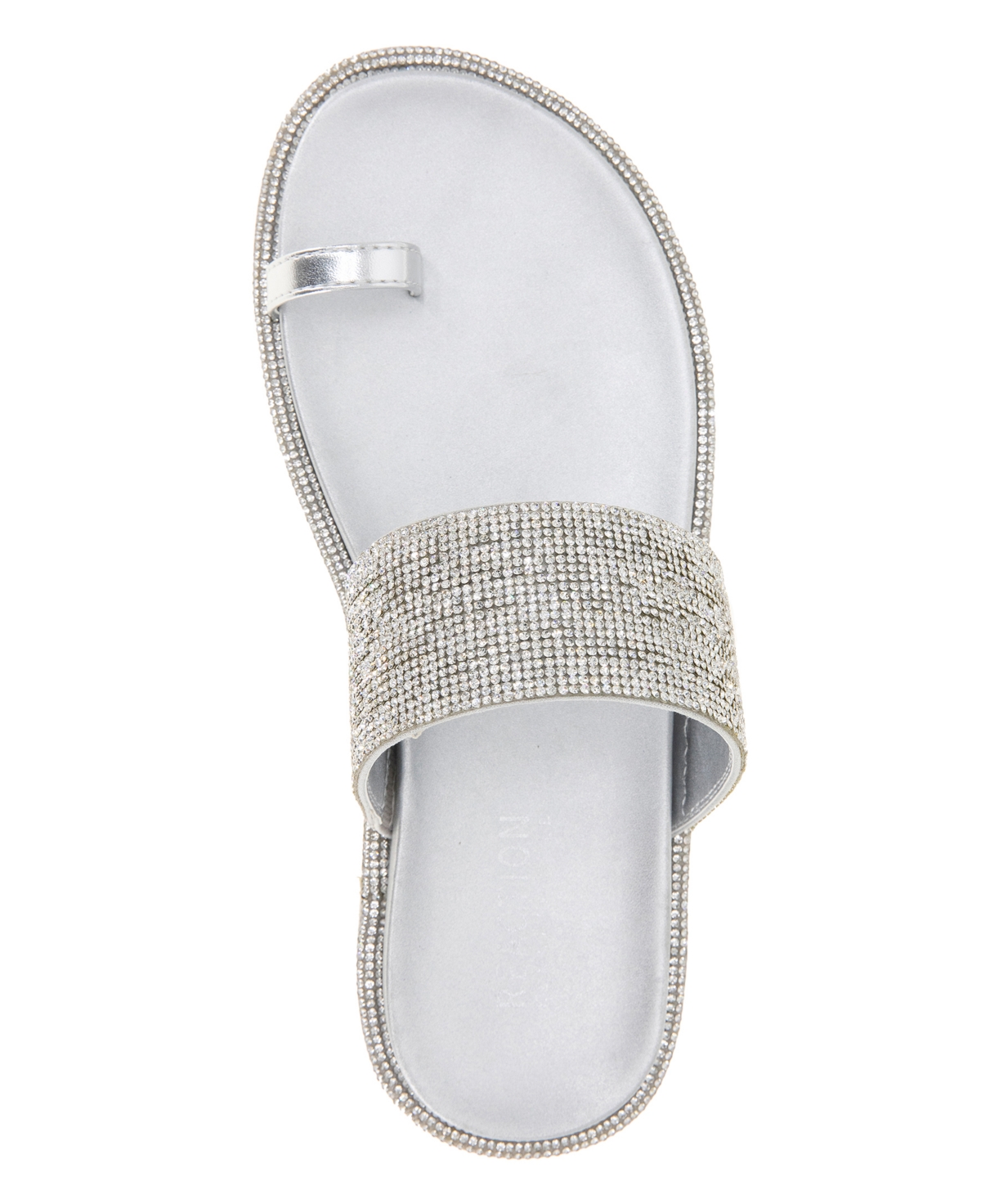 Kenneth Cole Reaction Women's Sage Jewel Toe Ring Footbed Flat Sandals
