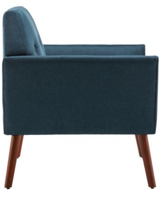 30" Polyester Andy Mid Century Modern Accent Lounge Armchair