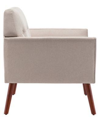 30" Polyester Andy Mid Century Modern Accent Lounge Armchair