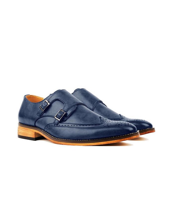 Gino Vitale Men s Monk Strap Brogue Dress Shoes Macy s