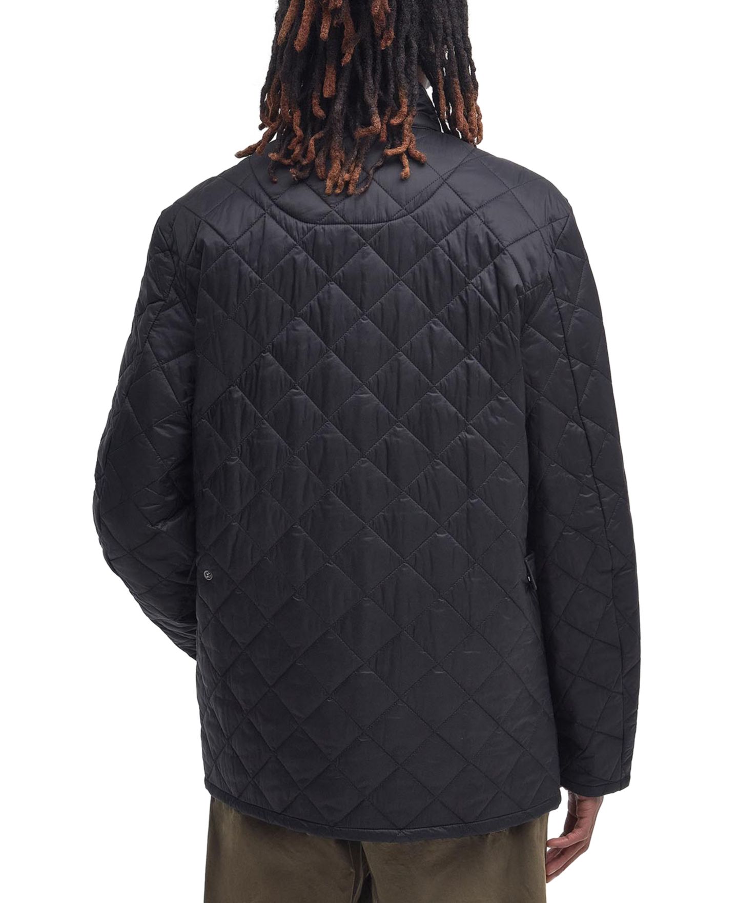 Мужская куртка Barbour Flyweight Chelsea, цвет: Чёрный — фото 2