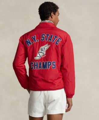 Polo Ralph Lauren Men's Water-Repellent Coach Jacket - Macy's