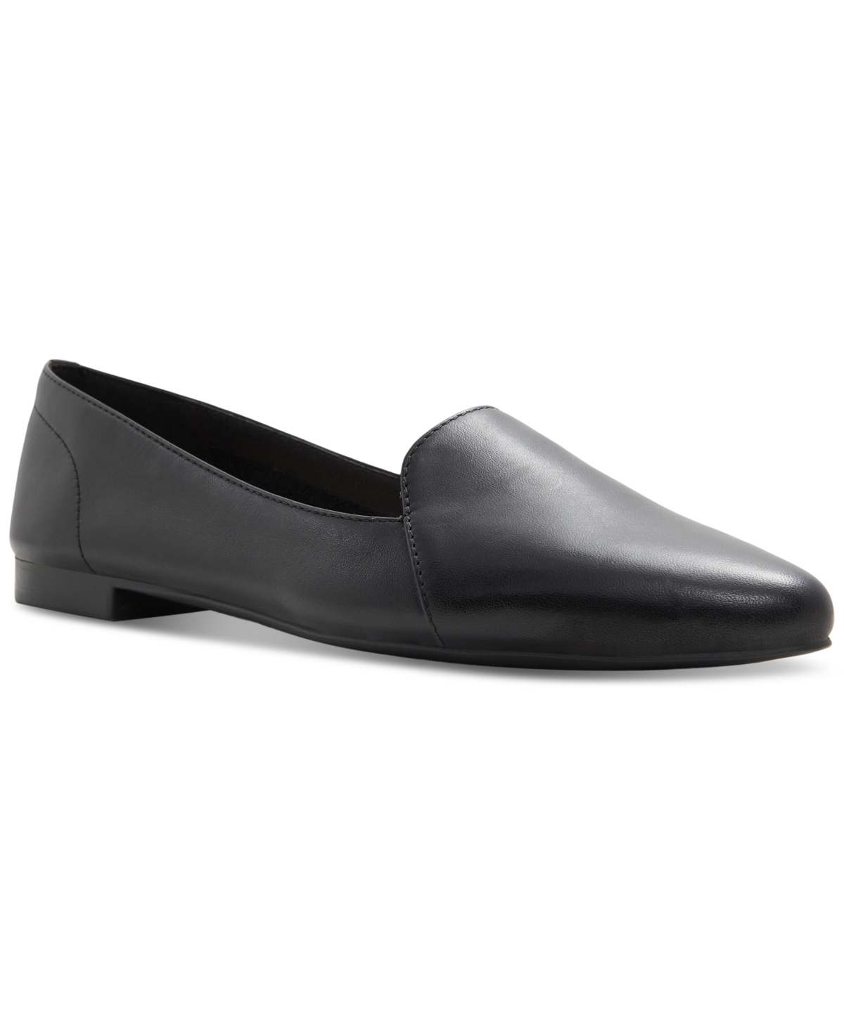 Aldo Women's Winifred Casual Slip-on Loafer Flats In Black Smooth
