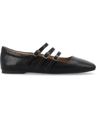 Women's Darlin Multi Strap Mary Jane Square Toe Flats