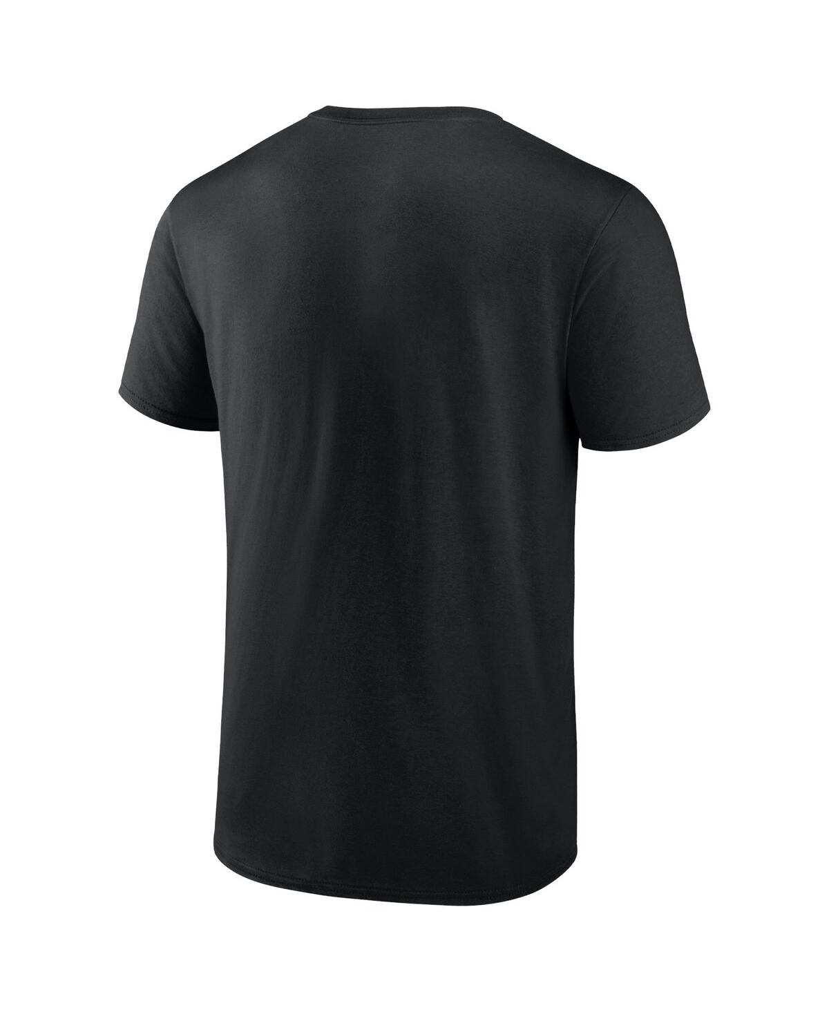 Shop Fanatics Men's  Black San Francisco 49ers 2023 Nfc Champions Right Side Draw T-shirt