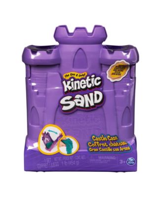 Castle Case with 1 lb Teal Play Sand, Multipurpose Play Space and Storage Container
