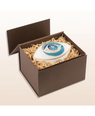 Protected with Positivity - Evil Eye Ceramic Statue