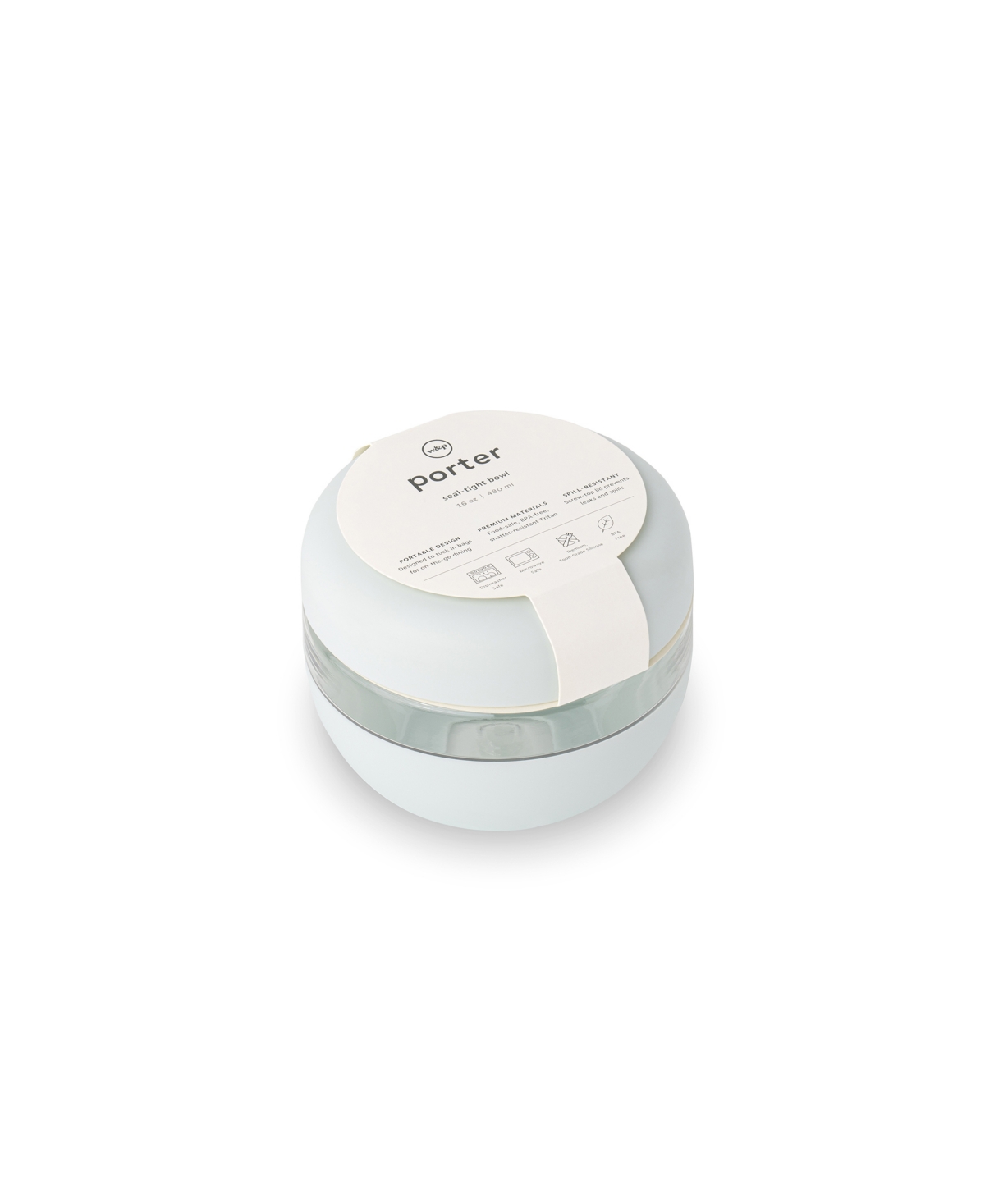 Shop W&p Design W&p 16 oz Tritan Plastic Seal Tight Bowl In Mint
