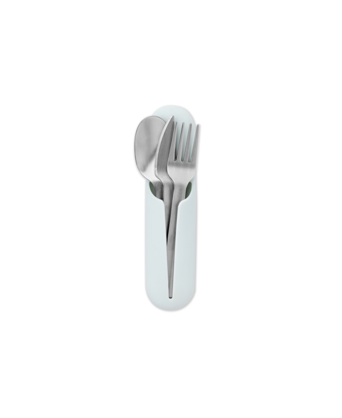 Shop W&p Design W&p Set Of 4 Stainless Steel And Silicone Utensil In Mint