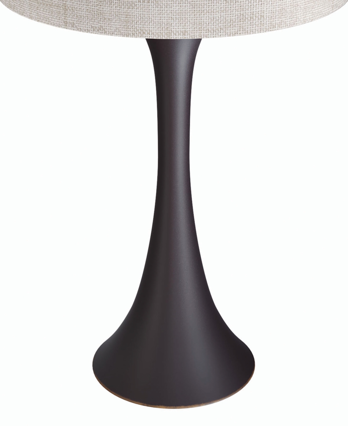 Lumisource Lenuxe 24.25" Metal Table Lamp In Bronze,natural Tan
