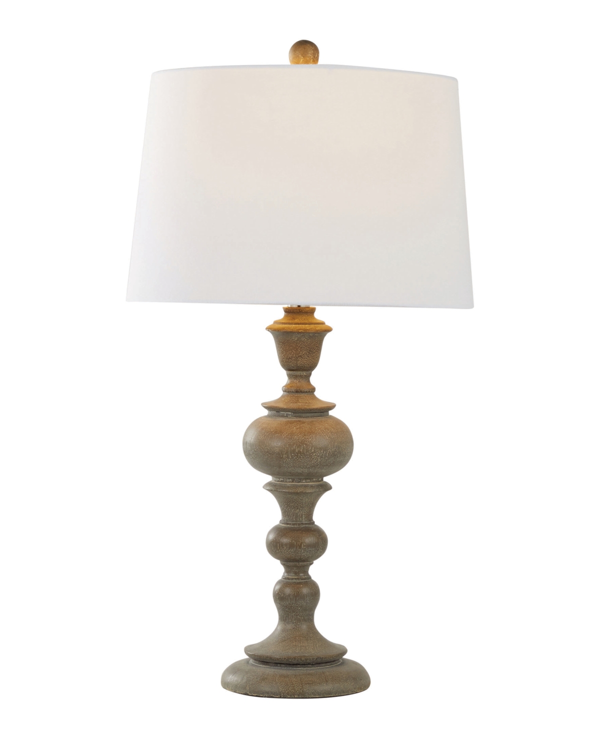 Shop Lumisource Morocco 30.25" Polyresin Table Lamp In Gray,brushed Nickel